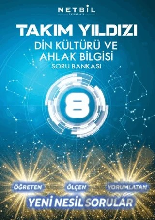 Netbil Takım Yıldızı 8. Sınıf Din Kültürü ve Ahlak Bilgisi Soru Bankası – Kolektif – Netbil Yayıncılık kitap kapağı