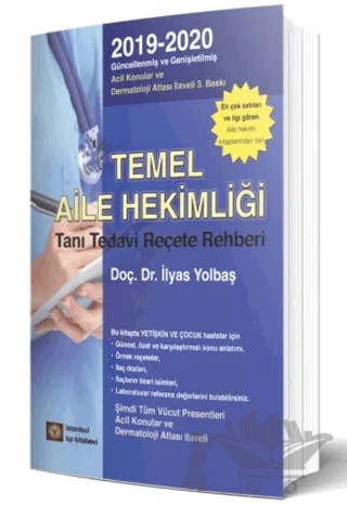 Temel Aile Hekimliği – İlyas Yolbaş – İstanbul Tıp Kitabevi kitap kapağı