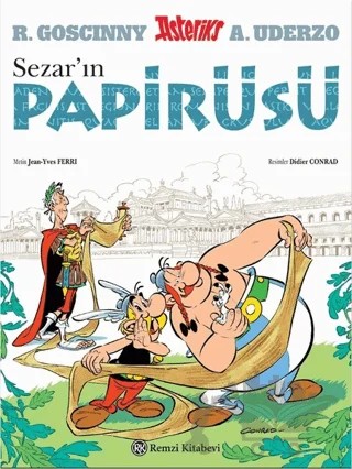 Sezar'ın Papirüsü – Rene Goscinny – Remzi Kitabevi kitap kapağı