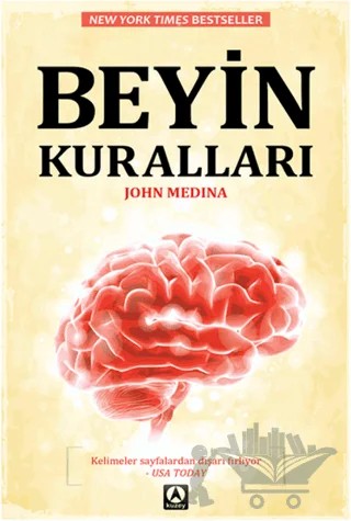 Beyin Kuralları – John Medina – Kuzey Yayınları kitap kapağı