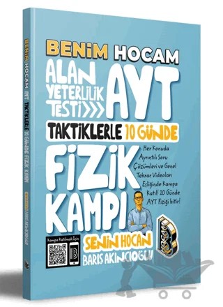 AYT Taktiklerle 10 Günde Fizik Kampı – Kolektif – Benim Hocam Yayınları kitap kapağı