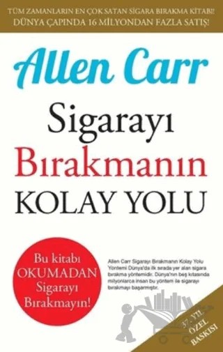 Sigarayı Bırakmanın Kolay Yolu – Allen Carr – Butik Yayınları kitap kapağı