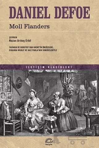 Moll Flanders – Daniel Defoe – İletişim Yayınevi kitap kapağı