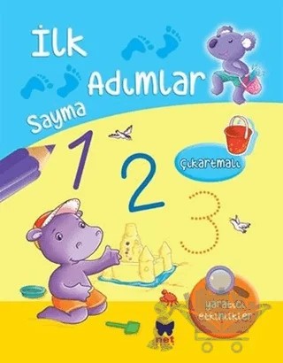 İlk Adımlar Sayma – Kolektif – Net Çocuk Yayınları kitap kapağı