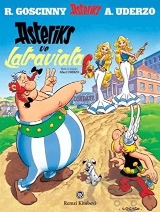 Asteriks ve Latraviata – Rene Goscinny – Remzi Kitabevi kitap kapağı