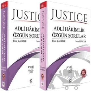 Justice Adli Hakimlik Özgün Sorular (2 Cilt Takım) – İsmail Ercan, Ümit Kaymak – Kuram Kitap kitap kapağı