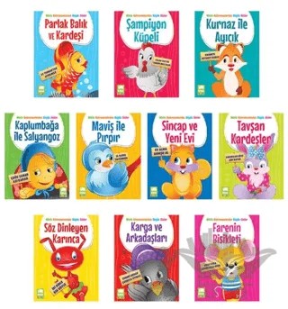 Minik Kahramanlardan Büyük Sözler Serisi-10 Kitap Takım – Kolektif – Ema Çocuk kitap kapağı