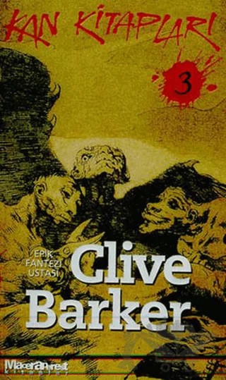 Kan Kitapları 3 – Clive Barker – Maceraperest Kitaplar kitap kapağı