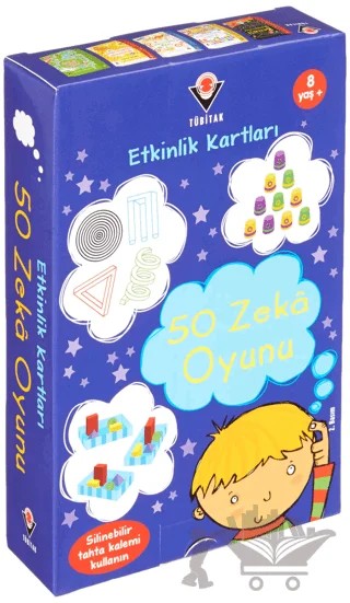Etkinlik Kartları 50 Zeka Oyunu – Lucy Beckett Bowman – TÜBİTAK Yayınları kitap kapağı