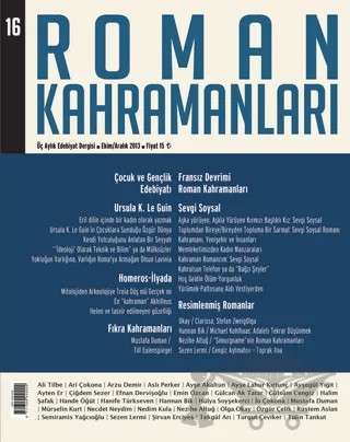 Roman Kahramanları Sayı: 16 Ekim - Aralık 2013 – Roman Kahramanları Dergisi kitap kapağı