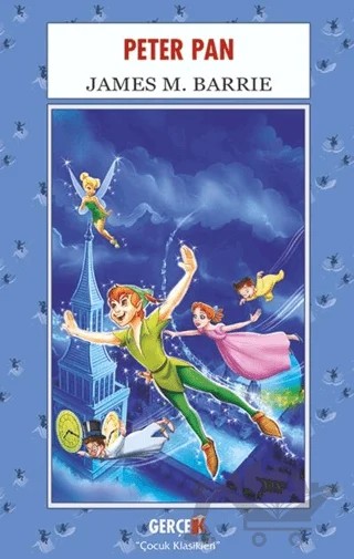 Peter Pan – James M. Barbıe – Gerçek Kitap kitap kapağı