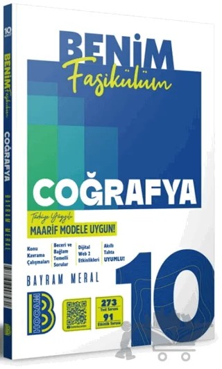 10. Sınıf Coğrafya Benim Fasikülüm – Kolektif – Benim Hocam Yayınları kitap kapağı