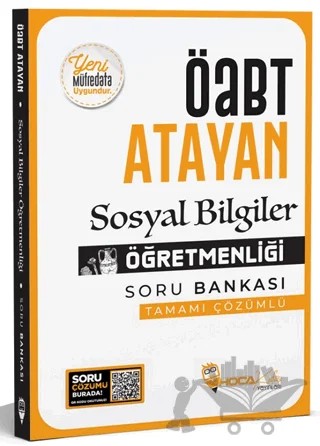 ÖABT Sosyal Bilgiler Öğretmenliği Atayan Soru Bankası Çözümlü – Kolektif – Hoca Kafası Yayınları kitap kapağı