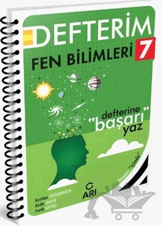 7. Sınıf Fen Bilimleri Defterim – Kolektif – Arı Yayıncılık kitap kapağı