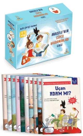 Anadolu’nun Süper Kahramanları Serisi (10 Kitap Takım) – Elif Çiftçi Yılmaz – Floki Çocuk kitap kapağı