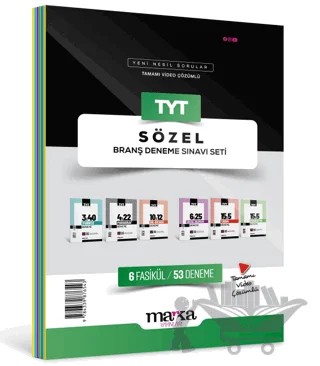 2025 TYT Sözel Branş Deneme Sınavı Seti 6 Fasikül 53 Deneme – Kolektif – Marka Yayınları kitap kapağı