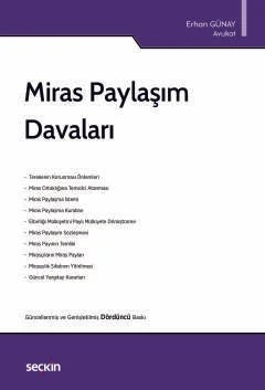 Miras Paylaşım Davaları – Erhan Günay – Seçkin Yayıncılık kitap kapağı