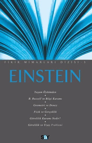 Einstein Fikir Mimarları 3 – Kolektif – Say Yayınları kitap kapağı