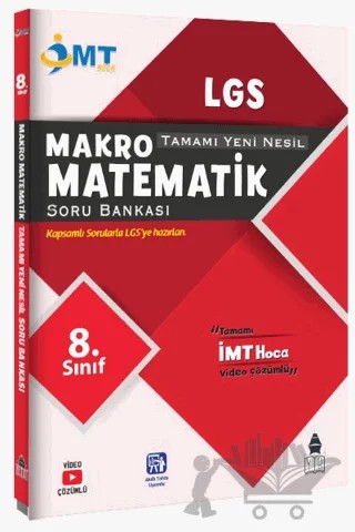 LGS Makro Matematik Tamamı Yeni Nesil Soru Bankası – Kolektif – İMT Matematik kitap kapağı