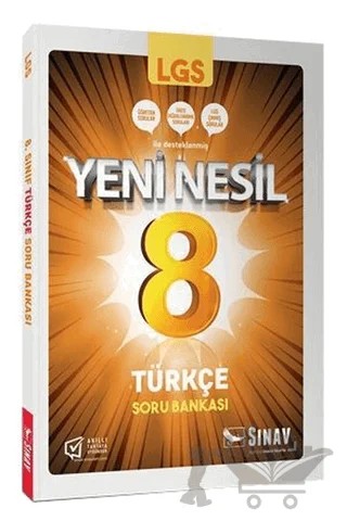 8. Sınıf LGS Yeni Nesil Türkçe Soru Bankası – Kolektif – Sınav Yayınları kitap kapağı