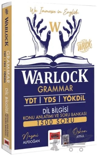 YDT YDS YÖKDİL Warlock Grammar Dil Bilgisi Konu Anlatımı ve Soru Bankası – Nazmi Alpdoğan – Yargı Yayınevi kitap kapağı