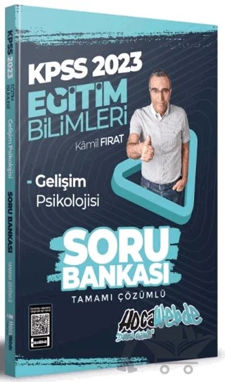 2023 KPSS Eğitim Bilimleri Gelişim Psikolojisi Tamamı Çözümlü Soru Bankası – Kamil Fırat – HocaWebde Yayınları kitap kapağı