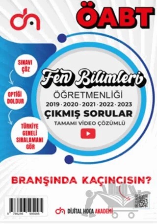 ÖABT Fen Bilimleri Öğretmenliği Son Beş Yıl Çıkmış Sorular Tamamı Video Çözümlü – Kolektif – Dijital Hoca kitap kapağı