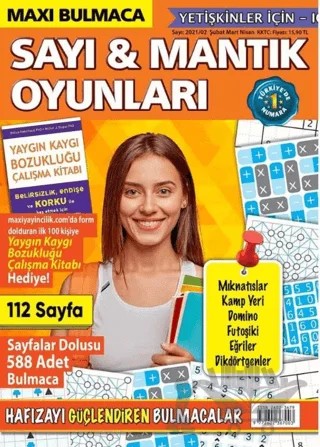 Maxi Sayı ve Mantık Oyunları 2 – Kolektif – Maxi Yayıncılık kitap kapağı