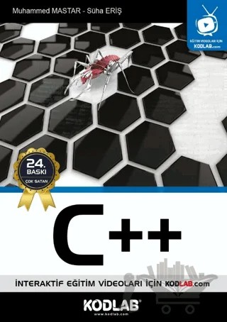C++ Eğitim Kitabı – Muhammed Mastar, Süha Eriş – Kodlab Yayın Dağıtım kitap kapağı