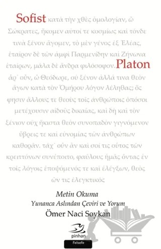 Sofist – Platon (Eflatun) – Pinhan Yayıncılık kitap kapağı