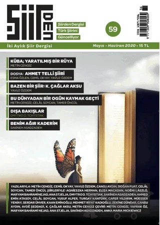 Şiirden İki Aylık Şiir Dergisi Sayı: 59 Mayıs - Haziran 2020 – Şiirden Yayıncılık kitap kapağı