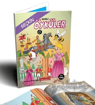 Resimli Seçkin Öyküler 4 (Renkli 7+Yaş) – Kolektif – Bordo Ressam kitap kapağı