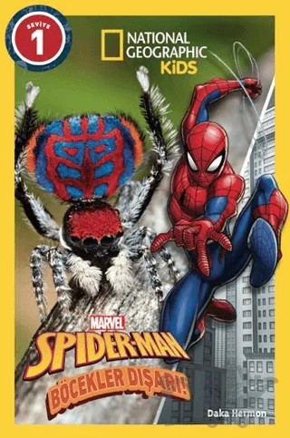 National Geographic Kids - Spider - Man Böcekler Dışarı! – Daka Hermon – Beta Kids kitap kapağı