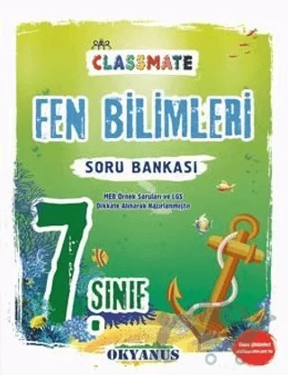 7. Sınıf Classmate Fen Bilimleri Soru Bankası – Kolektif – Okyanus Yayınları kitap kapağı