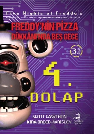 Freddy'nin Pizza Dükkanı'nda Beş Gece - 4. Dolap Çizgi Roman – Scott Cawthon, Kira Breed-Wrisley – Olimpos Çocuk kitap kapağı