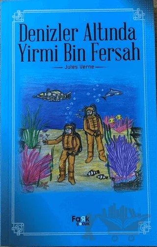 Denizler Altında Yirmi Bin Fersah – Jules Verne – Fark Yayınları kitap kapağı