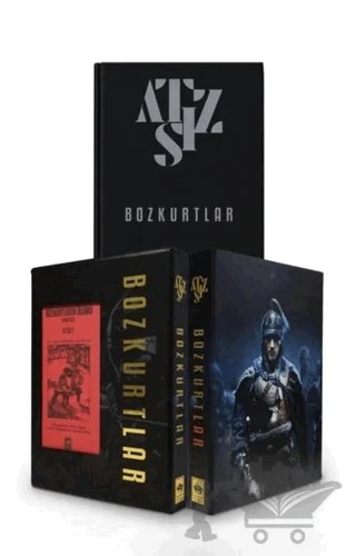 Bozkurtlar - Siyah Cilt (Albüm Baskı - Sinopsis Ekli) – Hüseyin Nihal Atsız – Ötüken Neşriyat kitap kapağı