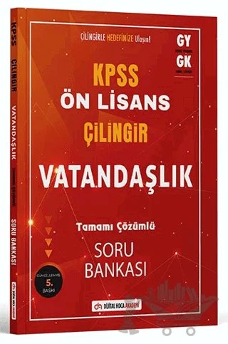 KPSS Ön Lisans Çilingir Vatandaşlık Tamamı Çözümlü Soru Bankası – Kolektif – Dijital Hoca kitap kapağı