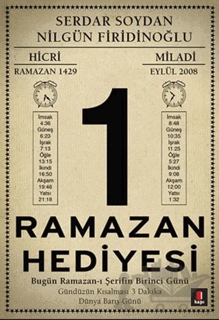 Ramazan Hediyesi – Nilgün Firidinoğlu, Serdar Soydan – Kapı Yayınları kitap kapağı