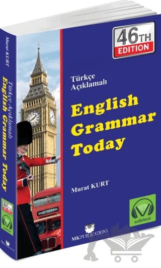 English Grammar Today - Türkçe Açıklamalı İngilizce Gramer – Murat Kurt – MK Publications kitap kapağı