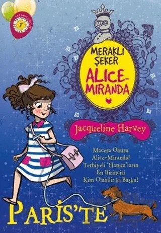 Meraklı Şeker Alice Miranda Paris'te – Jacqueline Harvey – Artemis Yayınları kitap kapağı