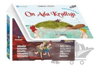 On Ada Krallığı Serisi – Kutulu 10 Kitap – Yasemin Aykol – Üçgen Çocuk kitap kapağı