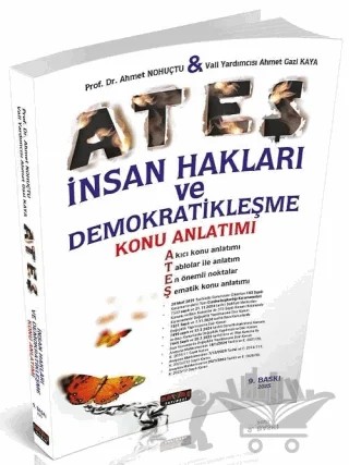 ATEŞ İnsan Hakları ve Demokratikleşme Konu Anlatımlı – Ahmet Nohutçu, Ahmet Gazi Kaya – Savaş Yayınevi kitap kapağı