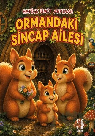 Ormandaki Sincap Ailesi – Hatice Ümit Arpınar – Virgül Çocuk kitap kapağı