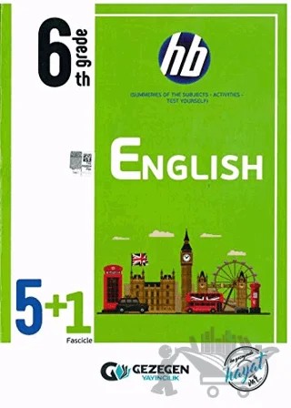 6. Sınıf English 5+1 HB – Kolektif – Gezegen Yayıncılık kitap kapağı