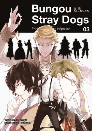 Bungou Stray Dogs 3 - Edebiyatın Sokak Köpekleri – Kafka Asagiri – Gerekli Şeyler Yayıncılık kitap kapağı