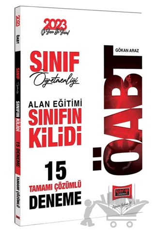 Yargı Yayınları 2023 ÖABT Sınıf Öğretmenliği Alan Eğitimi Sınıfın Kilidi Tamamı Çözümlü 15 Deneme – Gökan Araz – Yargı Yayınevi kitap kapağı