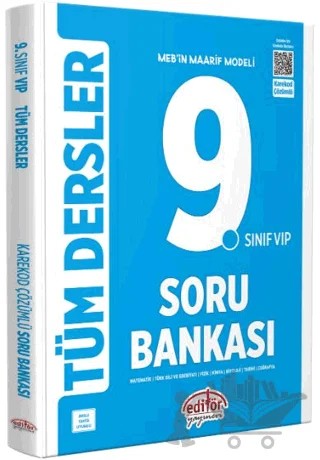 9. Sınıf VIP Tüm Dersler Soru Bankası – Kolektif – Editör Yayınevi kitap kapağı