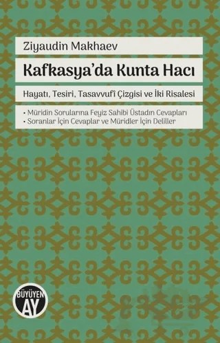 Kafkasya'da Kunta Hacı – Ziyaudin Makhaev – Büyüyen Ay Yayınları kitap kapağı
