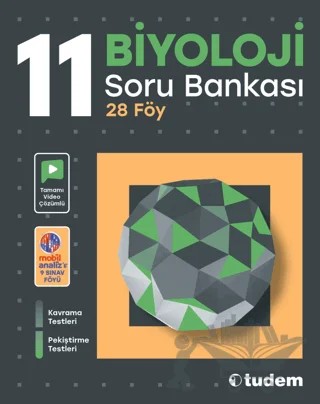 11. Sınıf Biyoloji Soru Bankası – Kolektif – Tudem Yayınları - Bayilik kitap kapağı